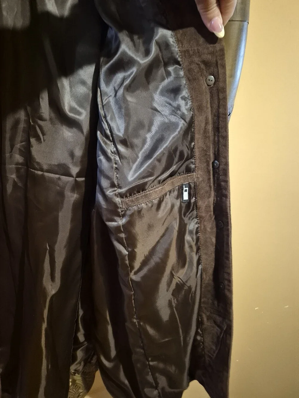 Relativity Genuine Brown Leather Suede  Lined Jacket XL - Picture 6 of 8
